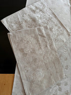 Bieżnik lniany 50x170 + 4 serwetki 45x45 komplet stołowy premium 100% LEN Długość 170 cm