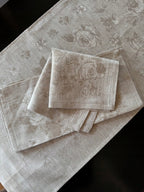 Bieżnik lniany 50x170 + 4 serwetki 45x45 komplet stołowy premium 100% LEN Szerokość produktu 50 cm