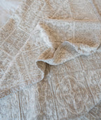 PLED/NARZUTA/KOC IZRAZCE naturalny LEN 81% 190 x220 cm dwustronny Szerokość produktu 220 cm