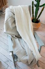 PLED/NARZUTA/KOC LUI naturalny LEN 81% 190x180 cm dwustronny Kod producenta 22C155