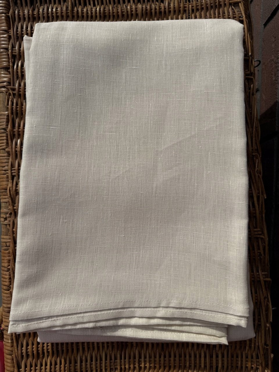 PRZEŚCIERADŁO tradycyjne 100% LEN 240×250 cm naturalny Marka bez marki