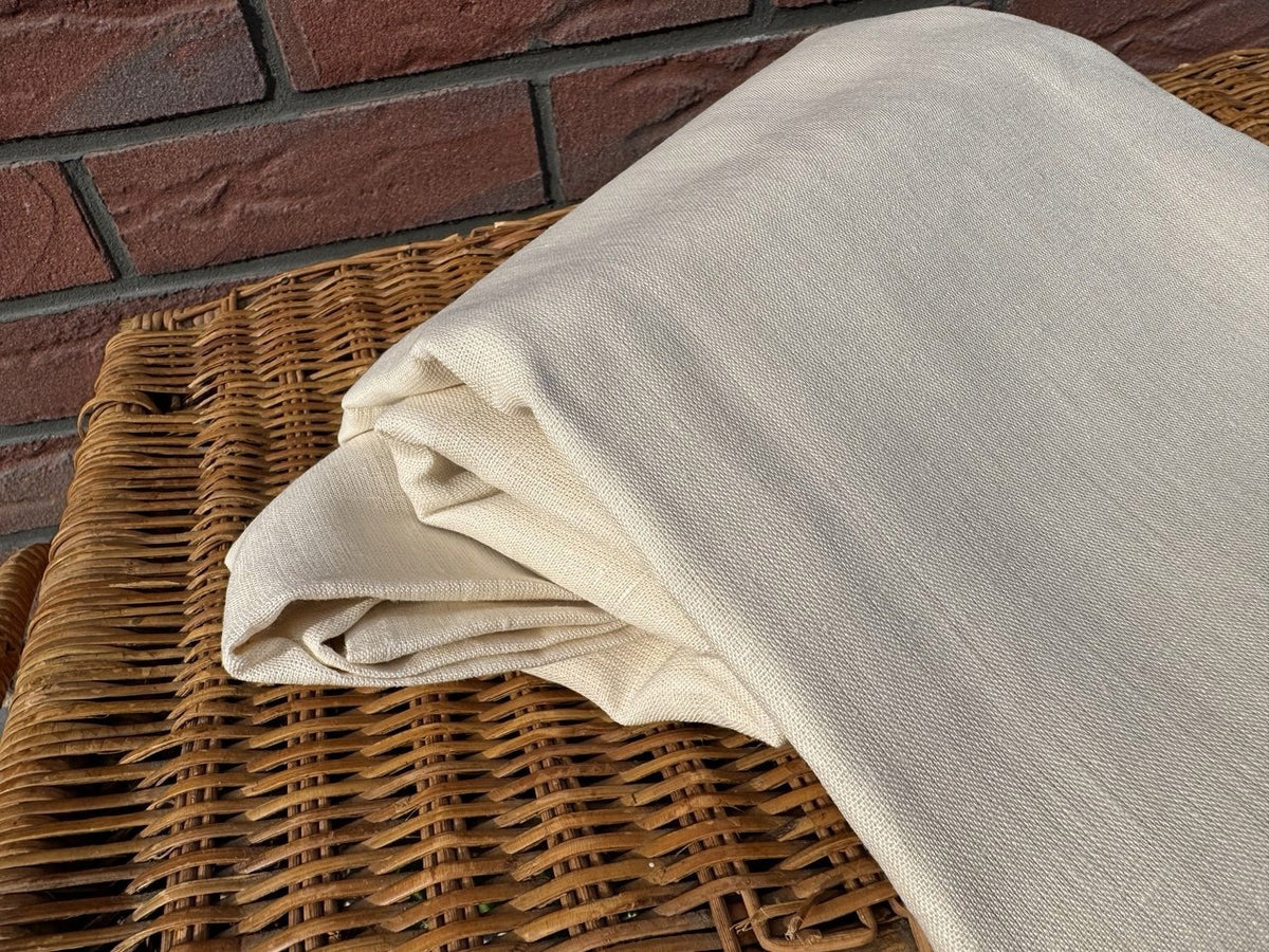 PRZEŚCIERADŁO tradycyjne 100% LEN 240×250 cm naturalny Materiał wykonania len