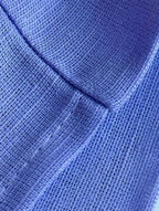 Pościel lniana EURO 100% LEN lawenda 210x220 + 4 poszewki + prześcieradło Materiał len