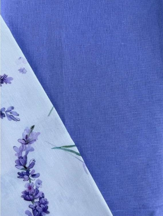 Pościel lniana EURO 100% LEN lawenda 210x220 + 4 poszewki + prześcieradło Wymiary kołdry 200x220cm