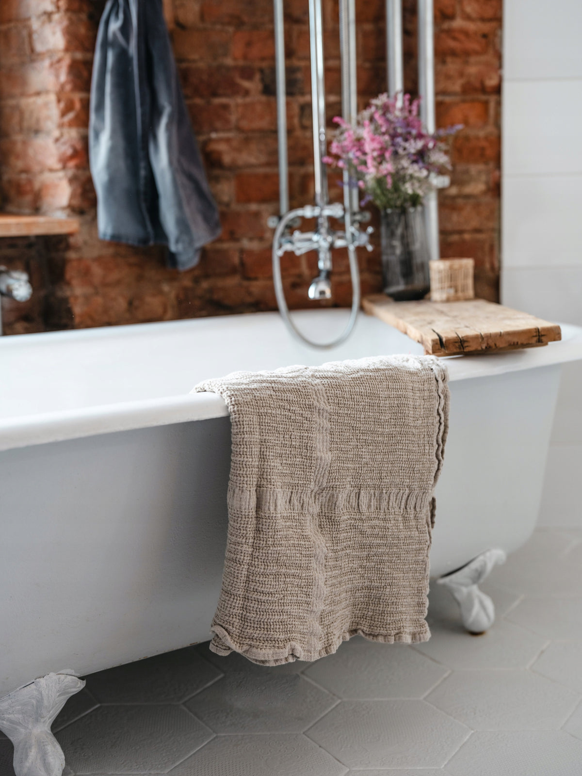 RĘCZNIK KĄPIELOWY LEN 35×75 CM Stan opakowania oryginalne