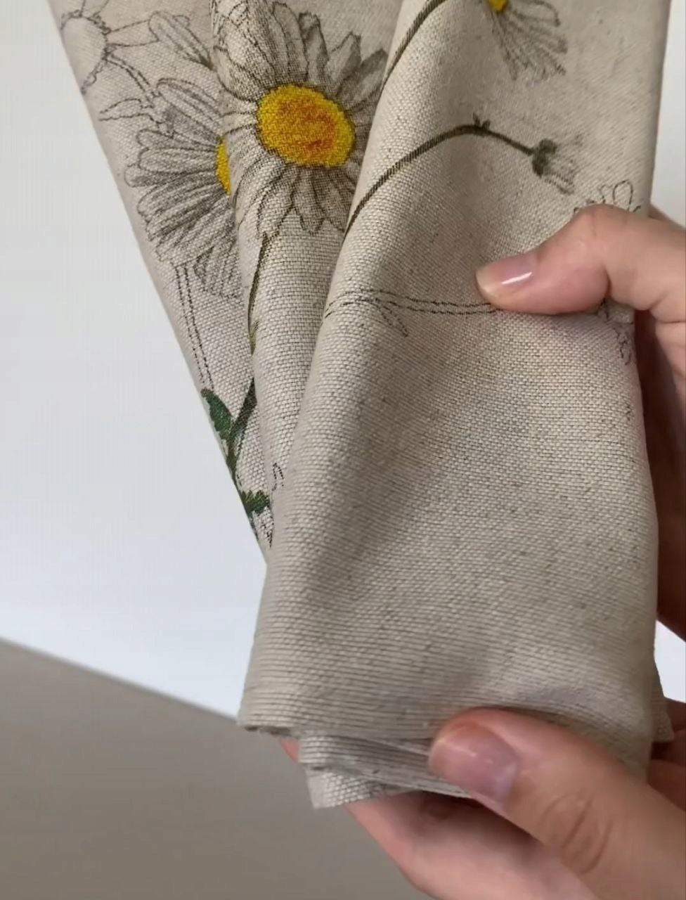 RĘCZNIK ŚCIERKA KUCHENNA LEN 46x60 KOMPLET 3 sz rumianki Długość 60 cm