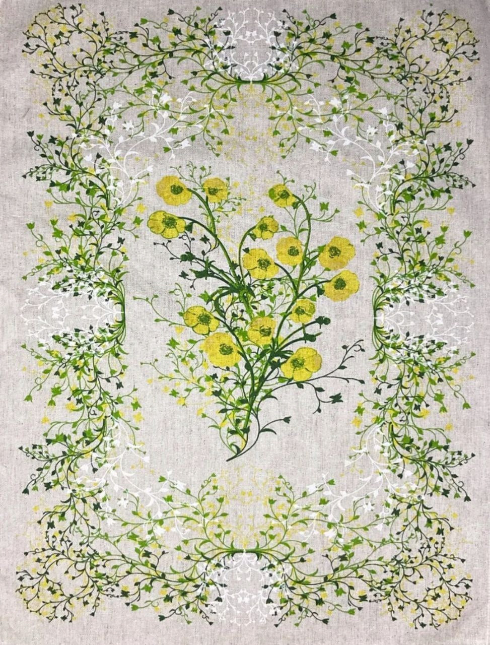 RĘCZNIK ŚCIERKA KUCHENNA LEN 46x60 KOMPLET 3 sz zioła polne Rodzaj ręcznik (ścierka)