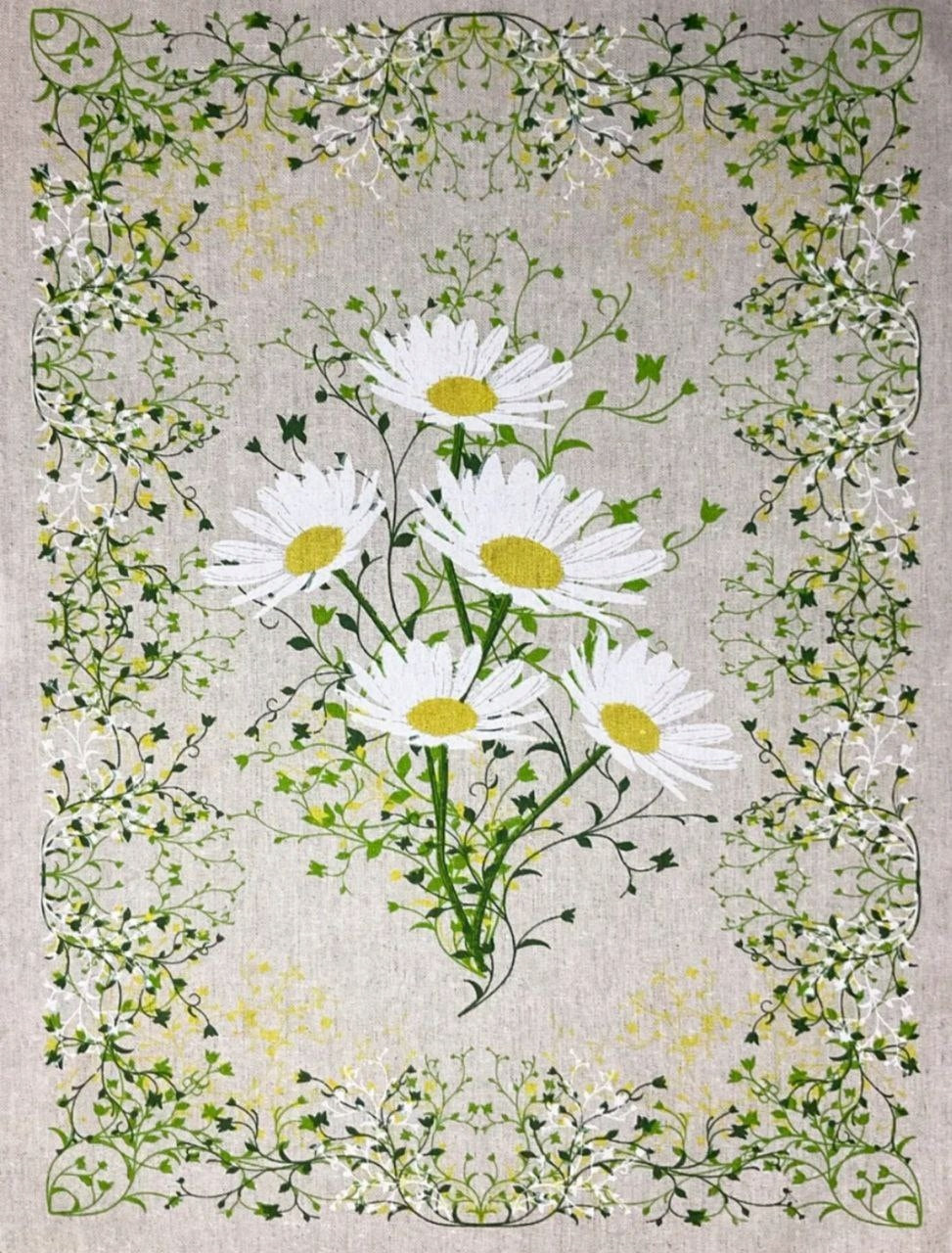 RĘCZNIK ŚCIERKA KUCHENNA LEN 46x60 KOMPLET 3 sz zioła polne Szerokość produktu 46 cm