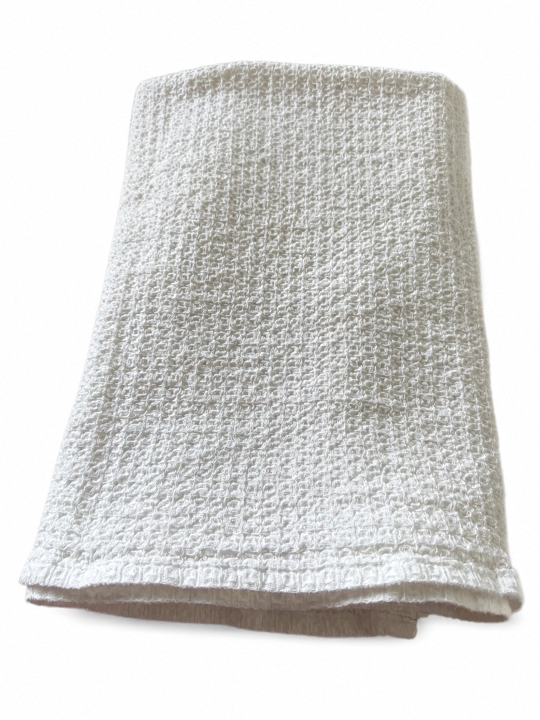 RĘCZNIK lniany 55×115 cm o strukturze plastra miodu