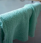 RĘCZNIK lniany 75×130 cm o strukturze plastra miodu Kod producenta 23C68