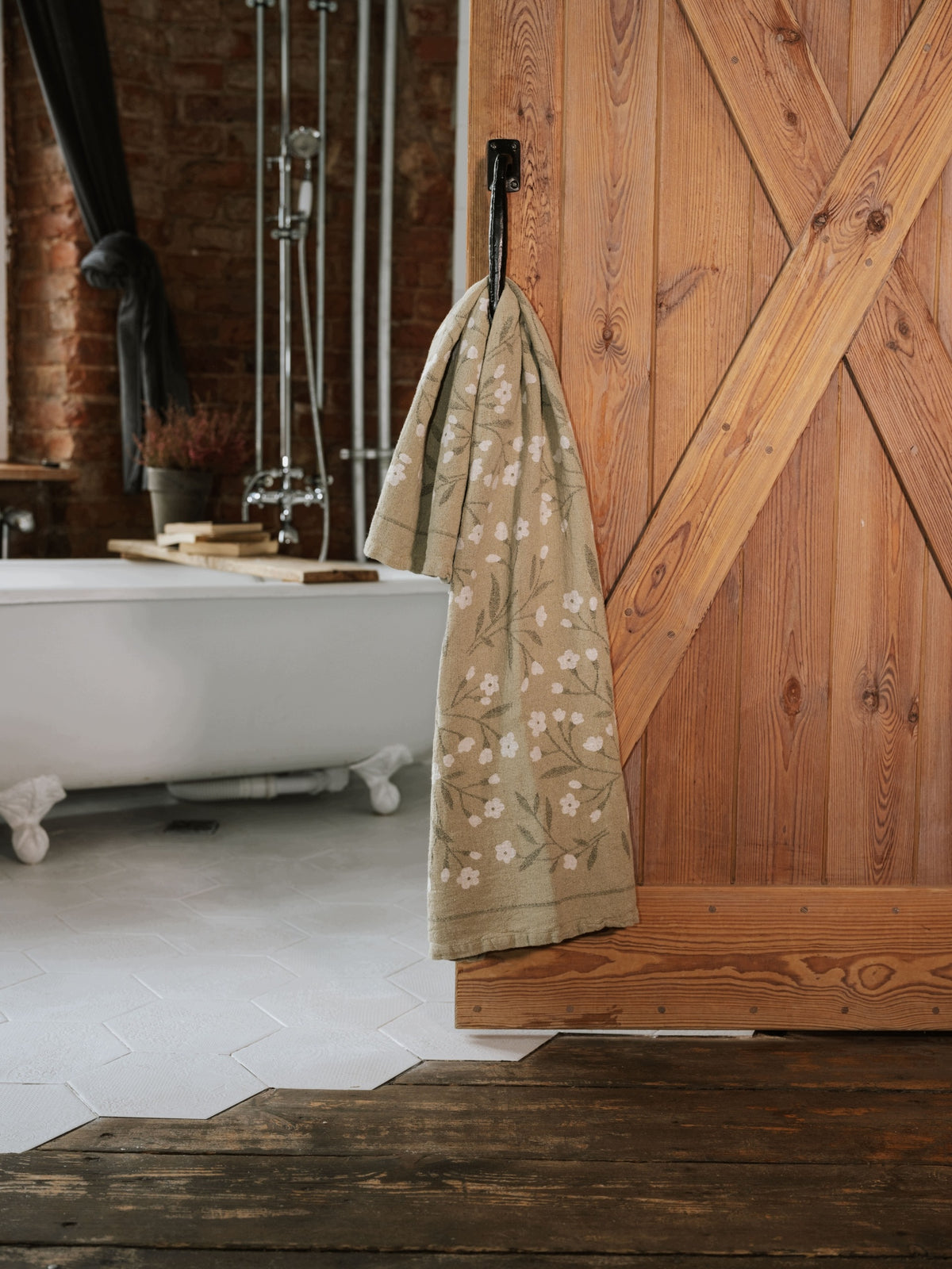 Ręcznik 55x115 cm naturalny len | zero waste | eco | miękki i szybkoschnący Kod producenta 17C356