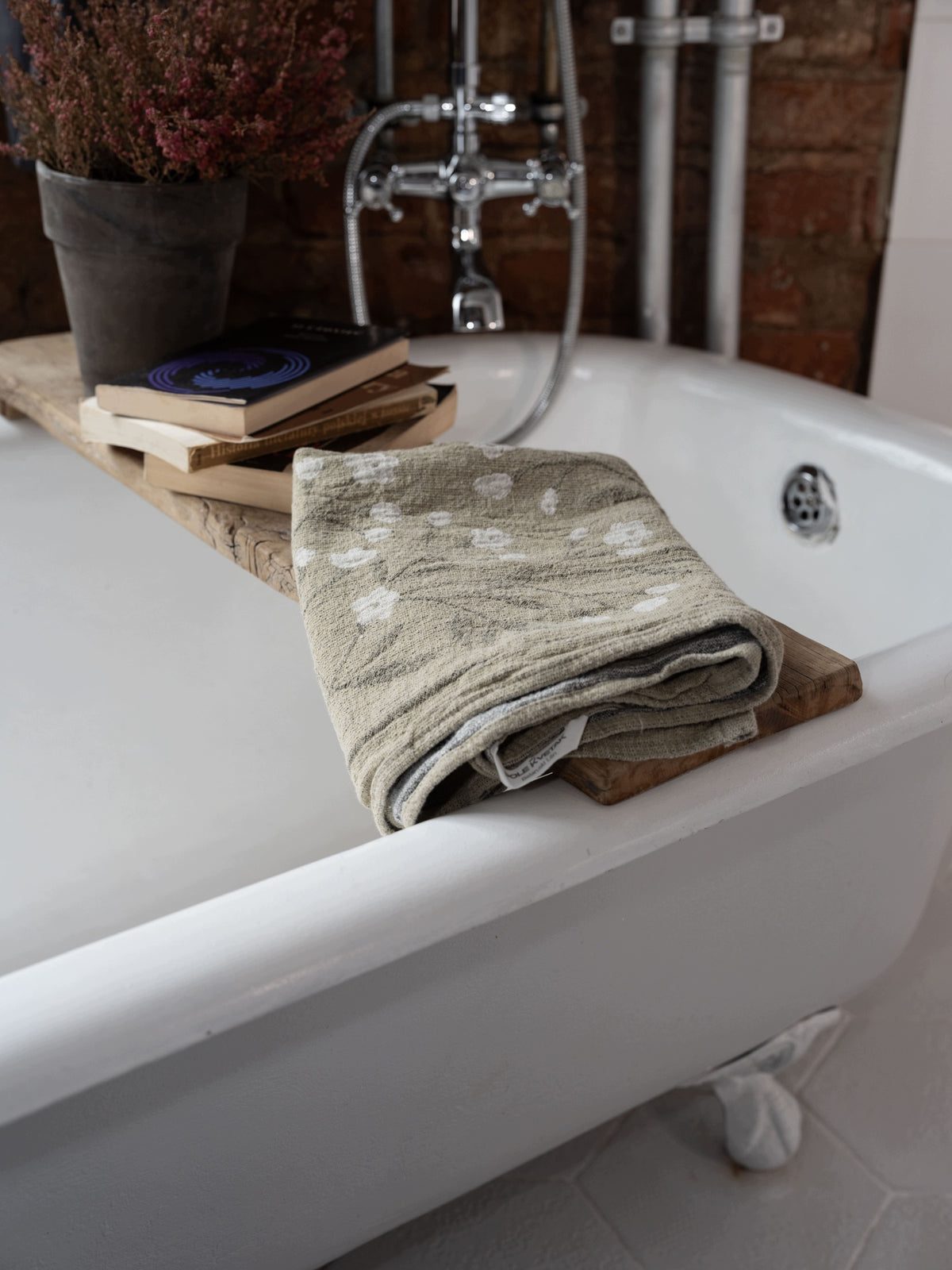Ręcznik 55x115 cm naturalny len | zero waste | eco | miękki i szybkoschnący Wymiary ręcznika 60x120cm