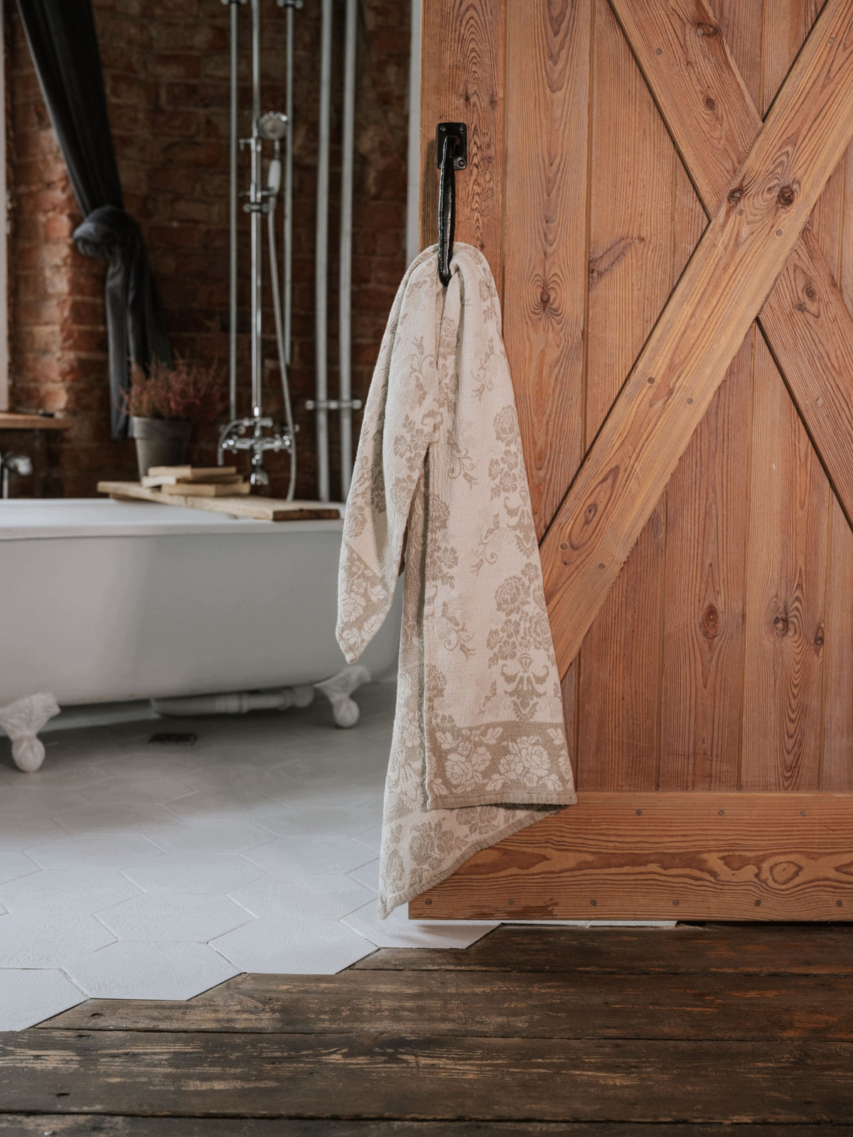 Ręcznik lniany 65×145 cm naturalny szybkoschnący zerowaste Kod producenta 25C132