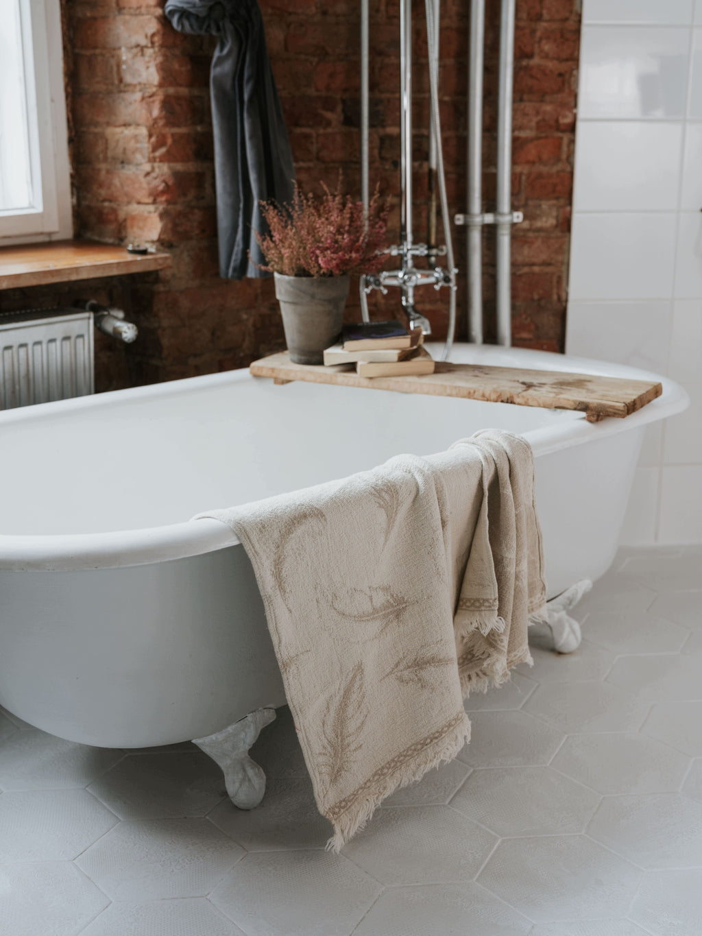 Ręcznik lniany 75×150 cm naturalny szybkoschnący zerowaste Stan opakowania oryginalne