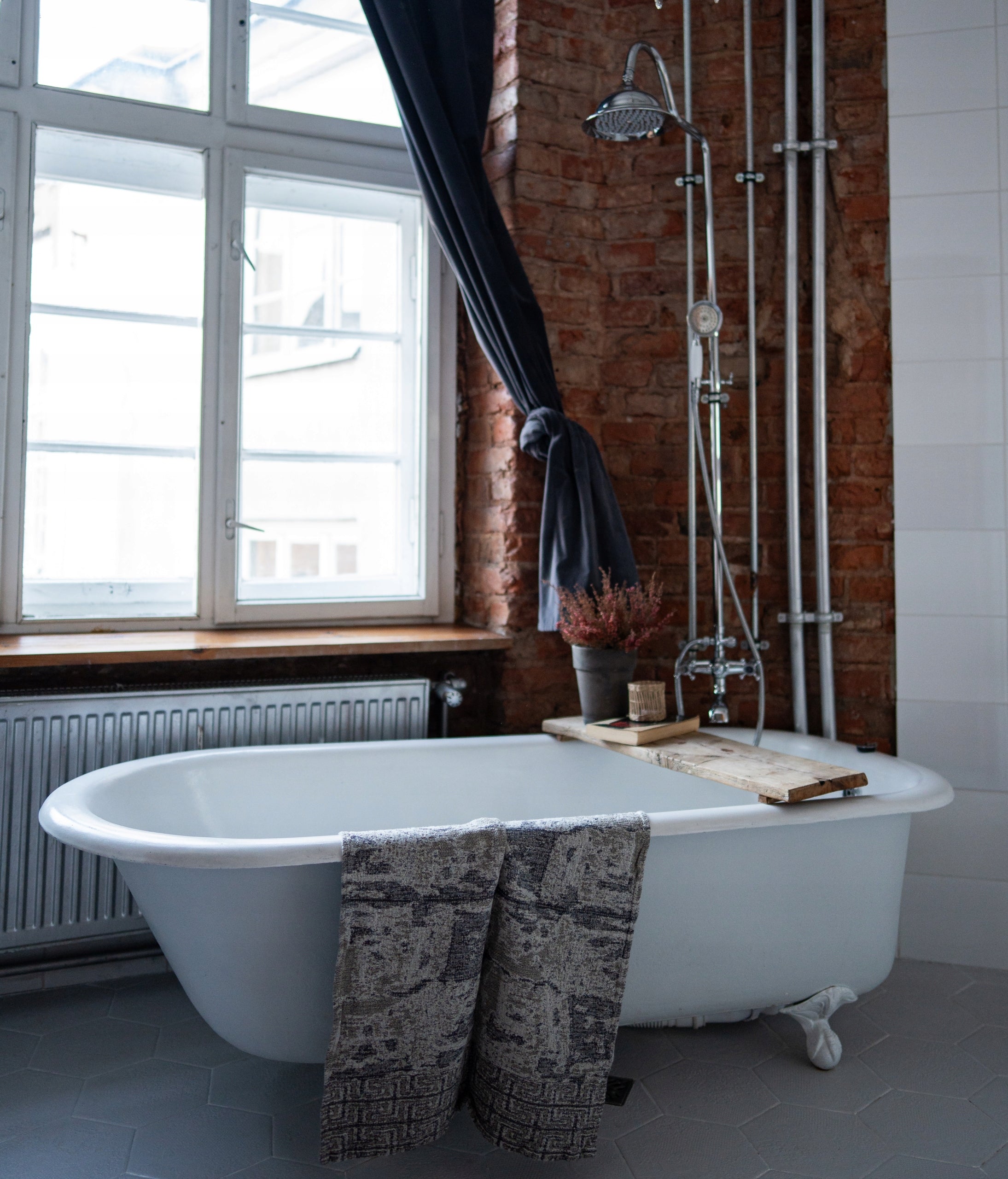 Ręcznik lniany marmur naturalny premium miękki chłonny 55×115 cm Wymiary ręcznika 60x110cm