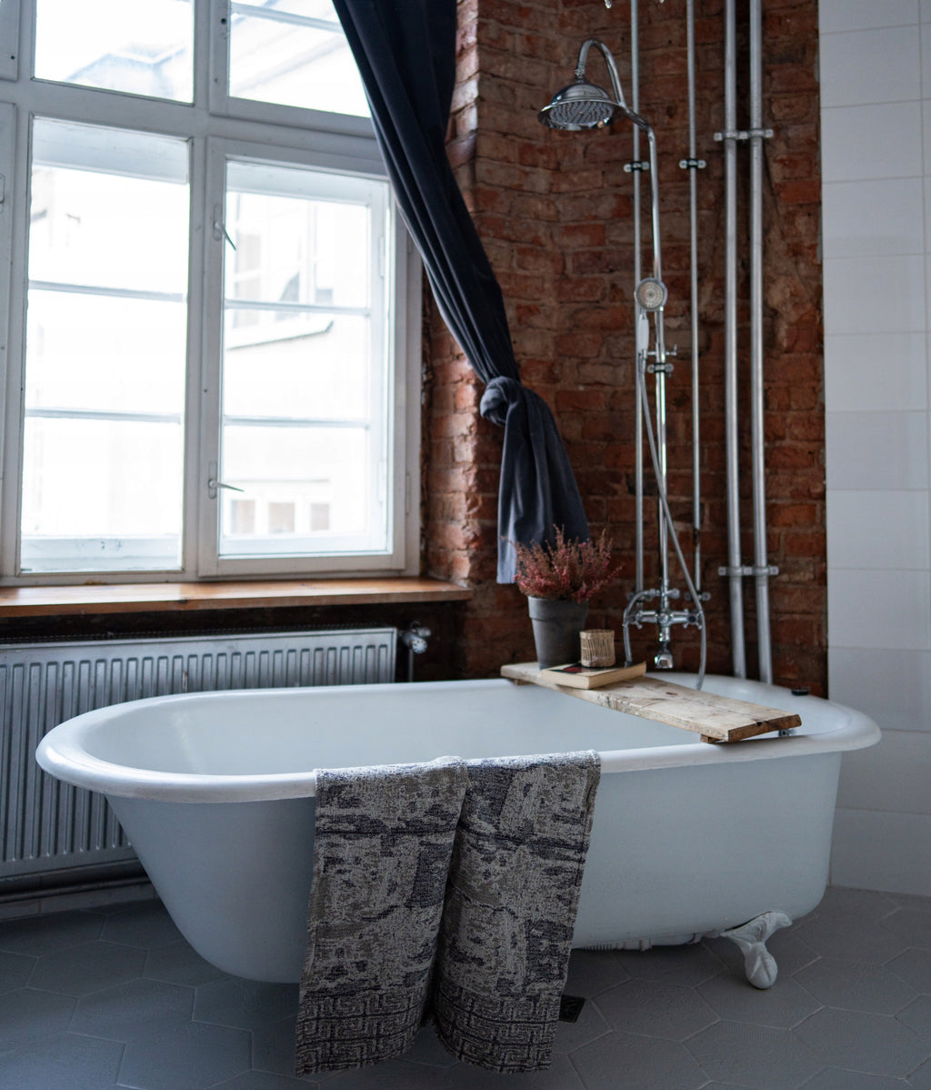 Ręcznik lniany marmur naturalny premium miękki chłonny 55×115 cm Wymiary ręcznika 60x110cm