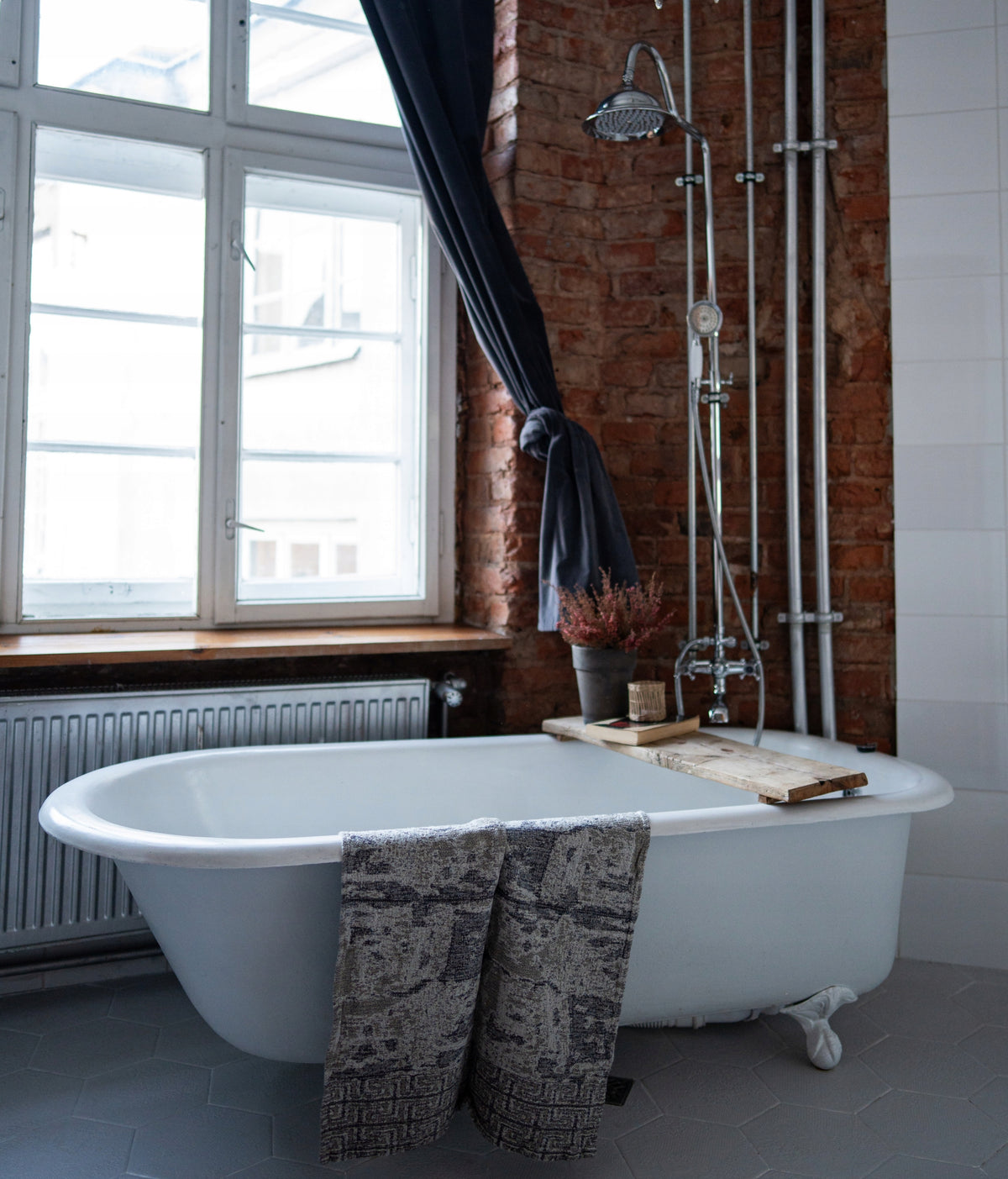 Ręcznik lniany marmur naturalny premium miękki chłonny 55×115 cm Wymiary ręcznika 60x110cm
