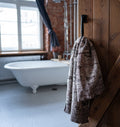 Ręcznik lniany marmur naturalny premium miękki chłonny 55×115 cm