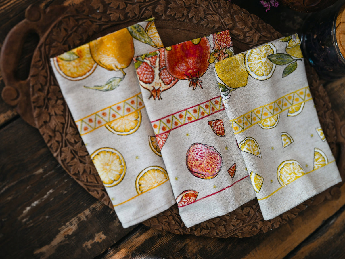 ŚĆIERECZKA/RĘCZNIK kuchenny lniany ZESTAW 3 sz 46×60 cm Kod producenta 24C112