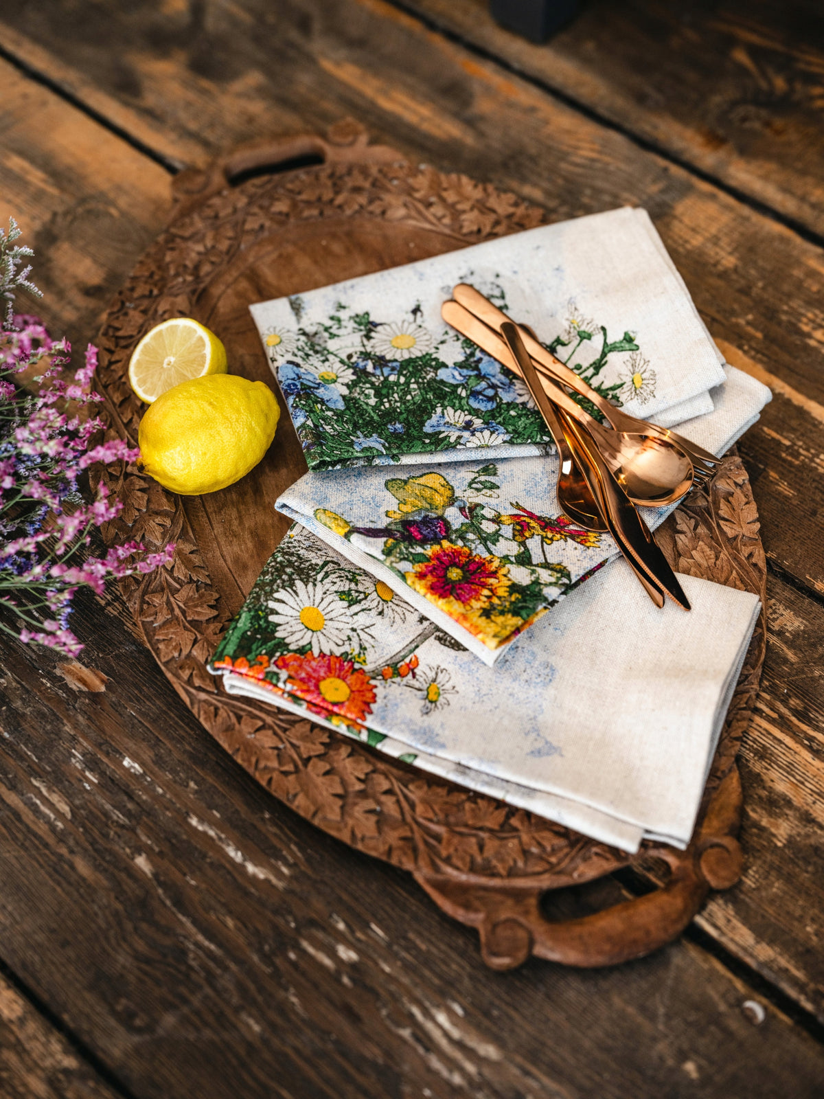 ŚĆIERECZKA/RĘCZNIK kuchenny lniany ZESTAW 3 sztuk 46x60 cm Marka bez marki